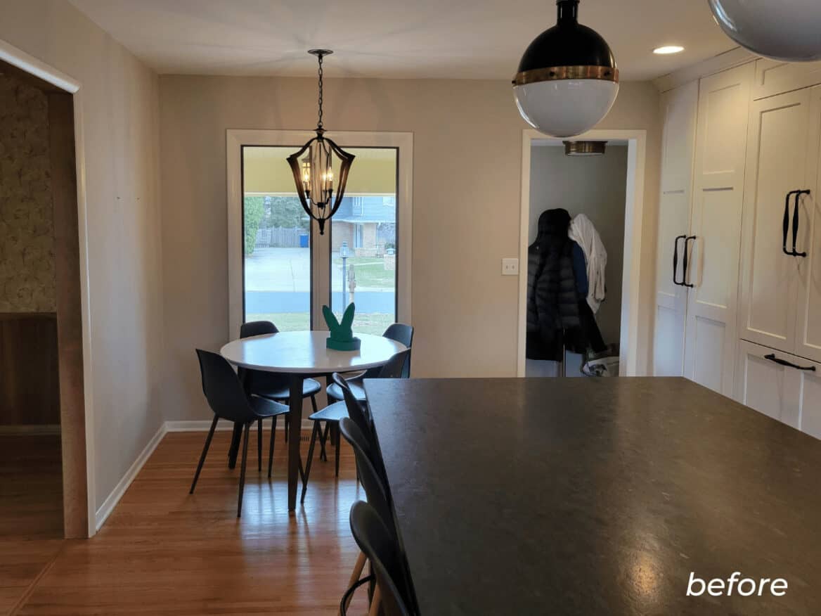 Main level powder room