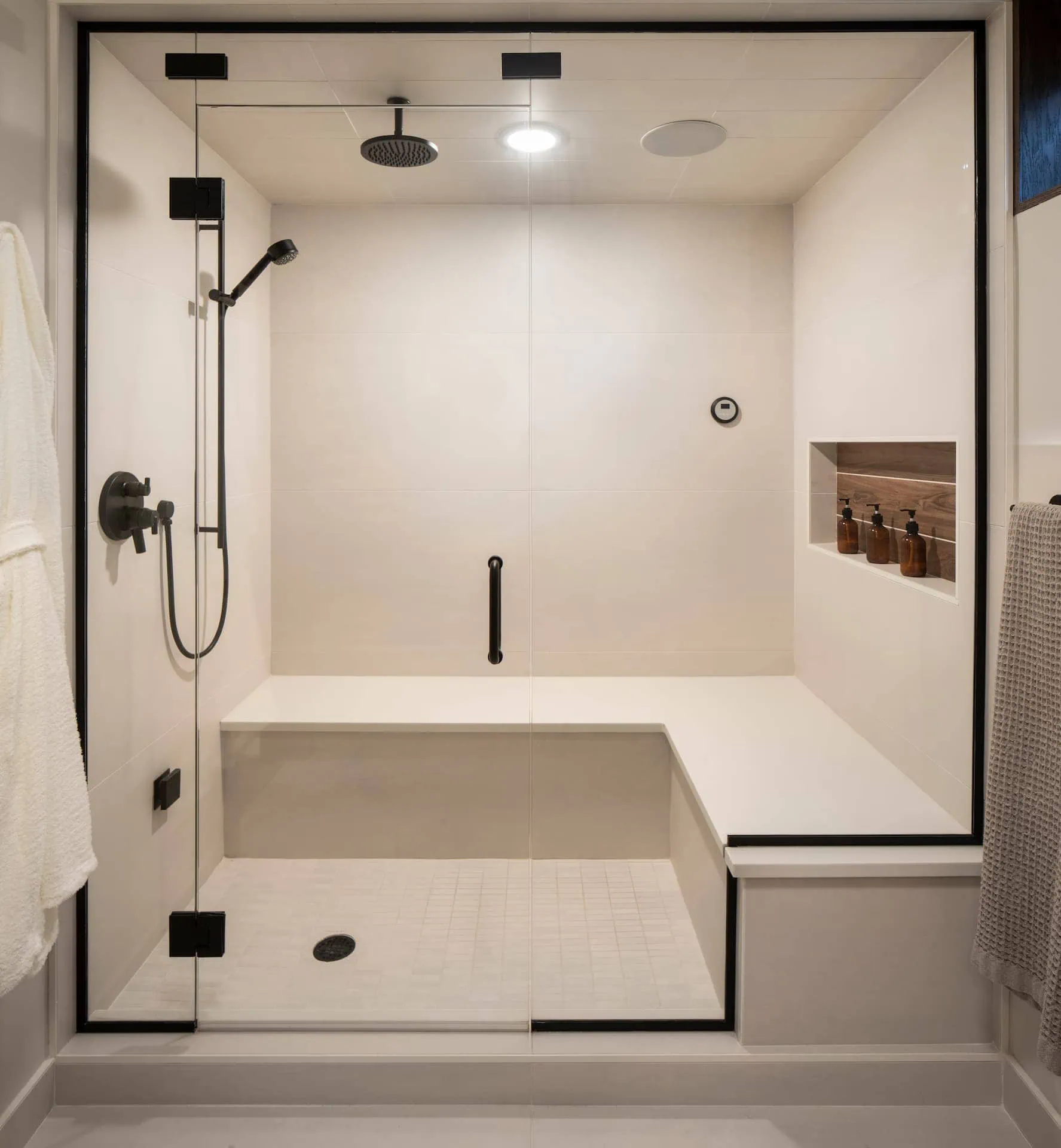 Primary Bath Custom Shower Seating