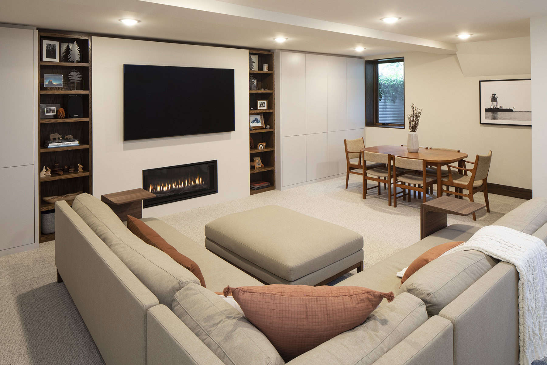 Basement Remodel for Holiday Hosting