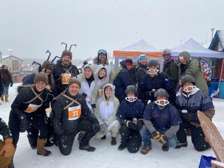 Quartersawn staff volunteering for Bridging