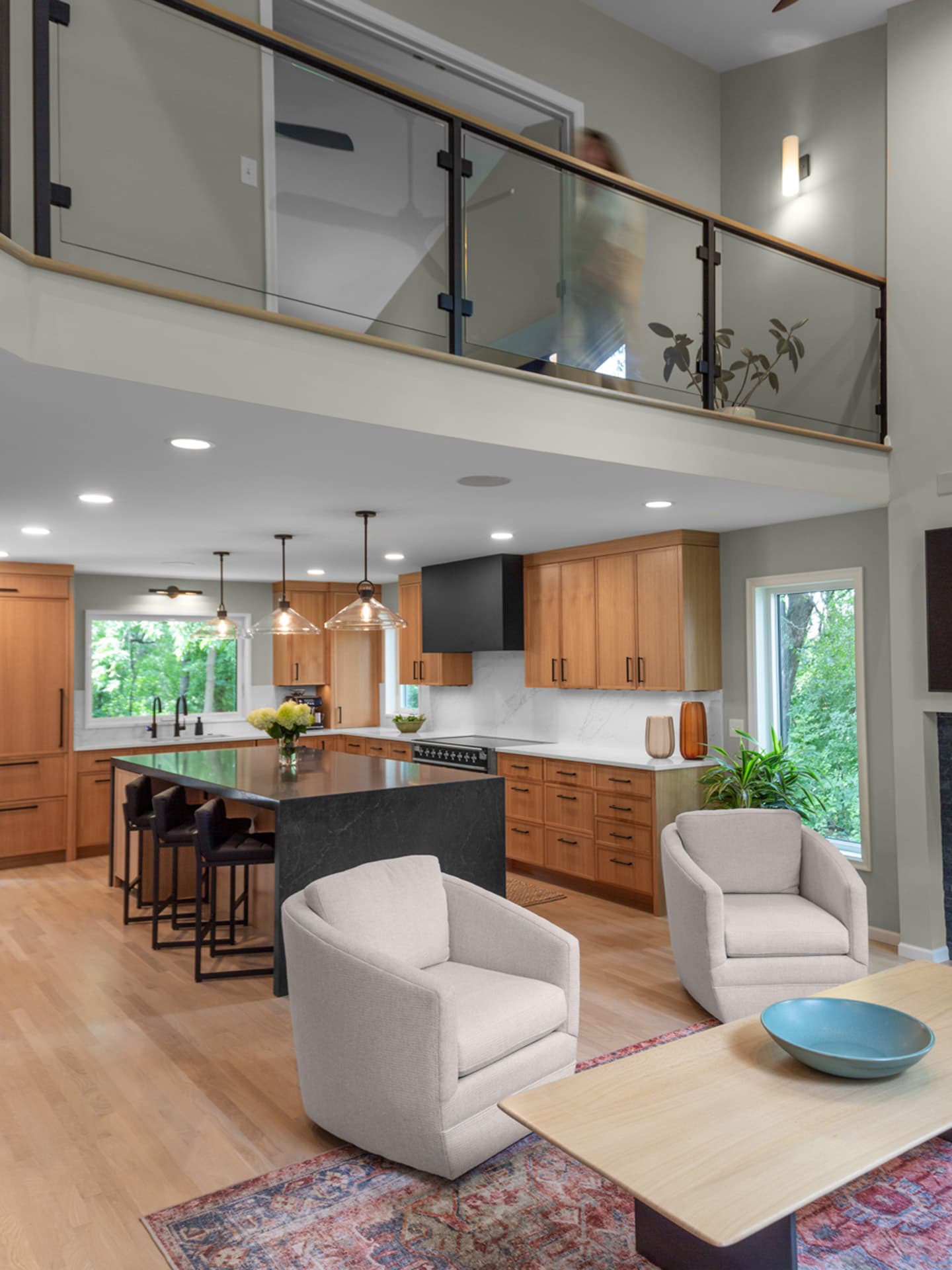 An Empty Nester's Renewal 2 Staircase Landing After