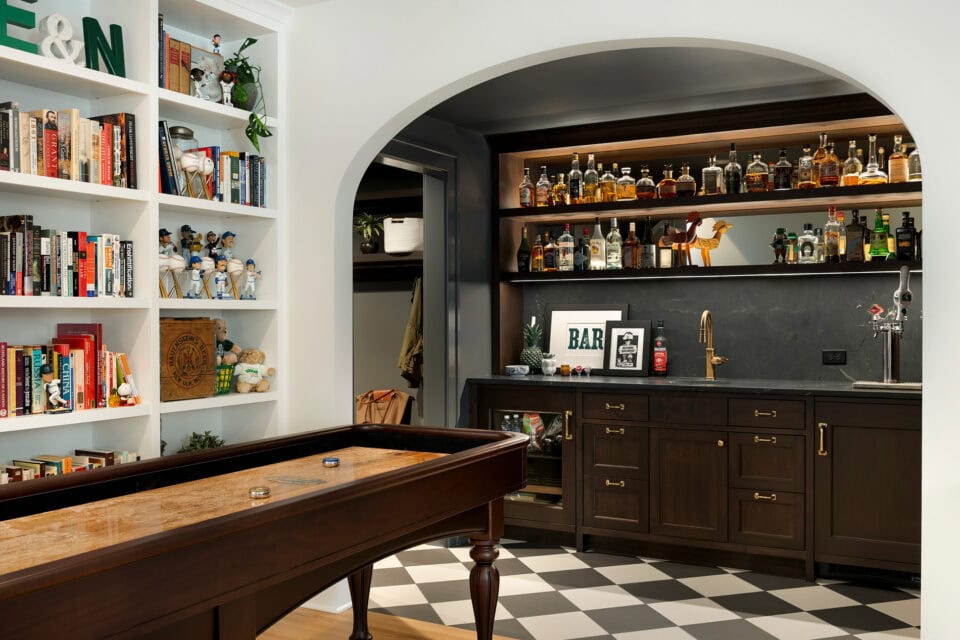 Lower Level Custom Bar Design