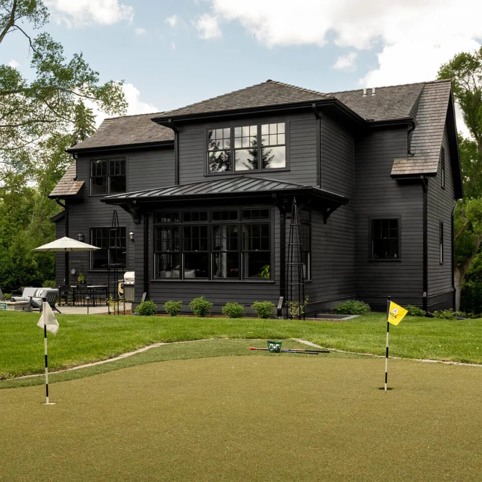 Minikahda Gothic Custom New Home Backyard