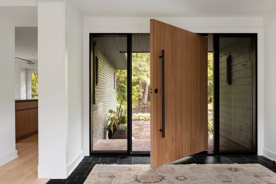 Pivot Door in Medina Remodel