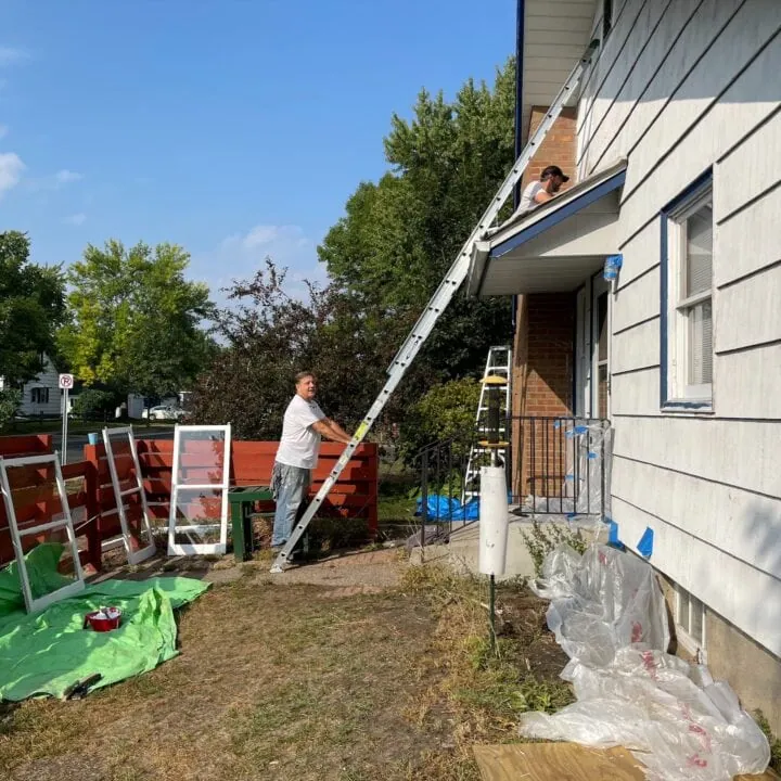 Quartersawn staff volunteering for Hearts & Hammers