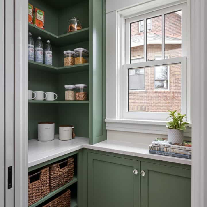 Walk-In Pantry in Kitchen Remodel